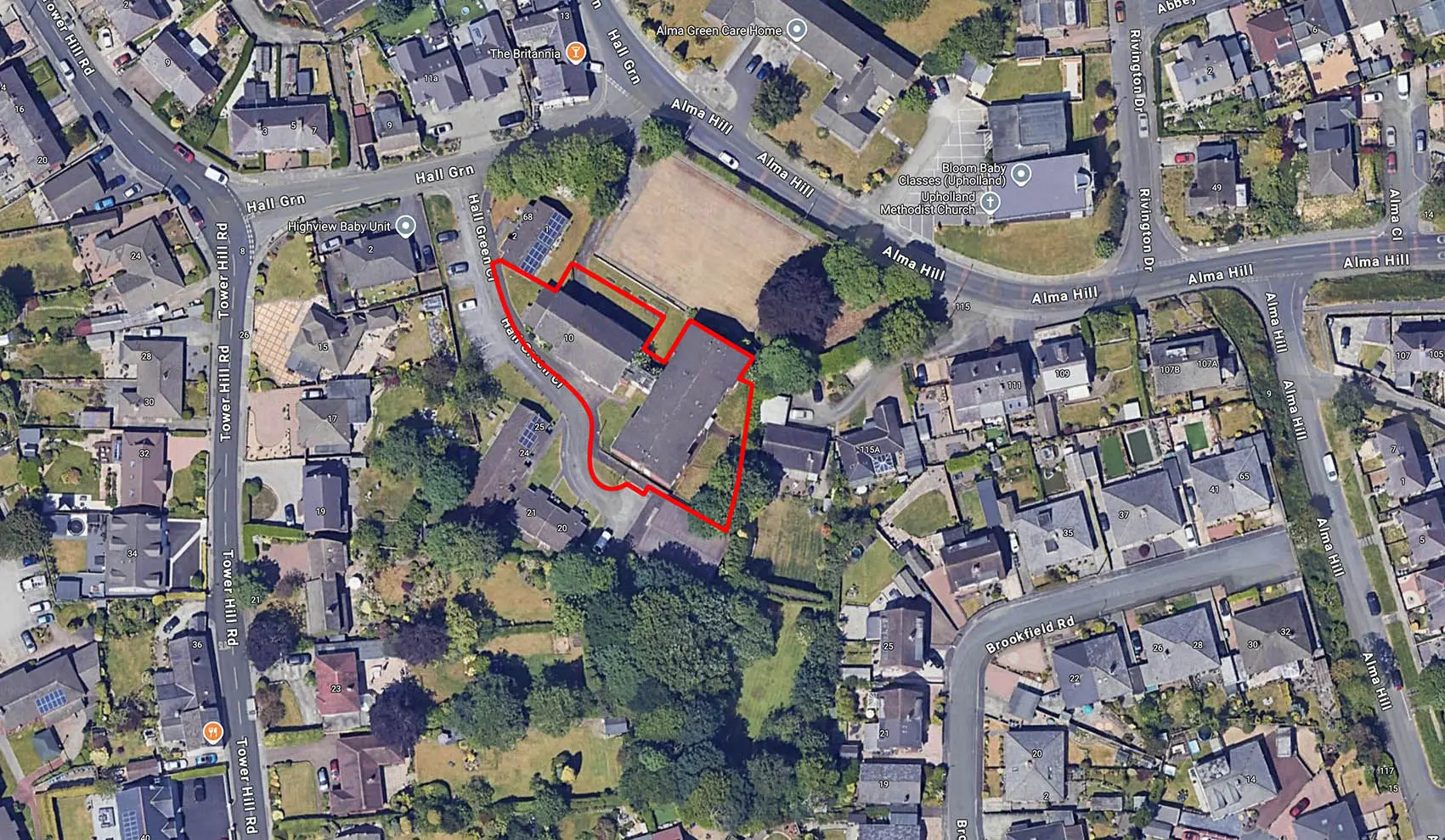 Hall Green, development site Upholland, Lancs