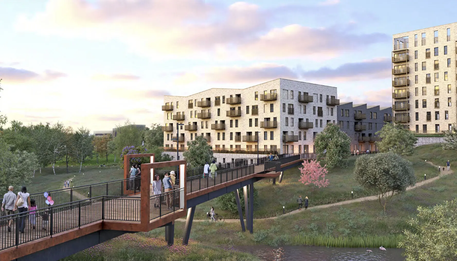 Tawd Valley new homes Skelmersdale Town Centre